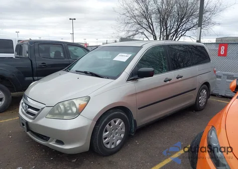 2006 Honda Odyssey Lx from USA, damaged, VIN 5FNRL38296B060861